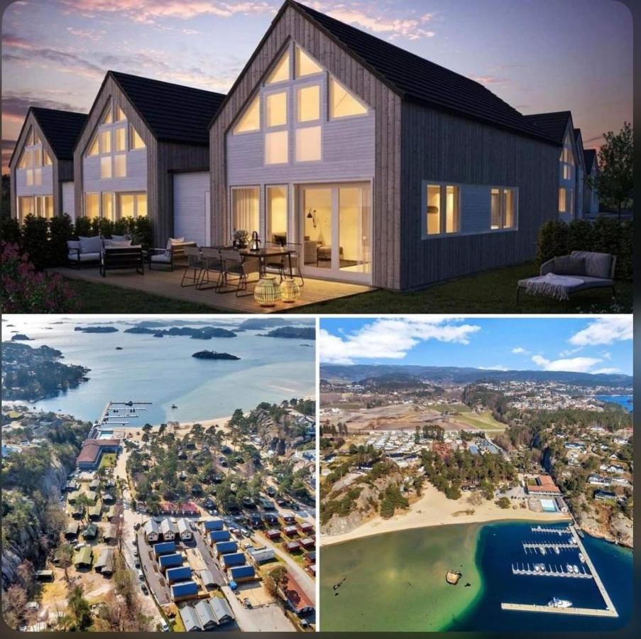 Hytte Med 4 Soverom Kristiansand Esterno foto